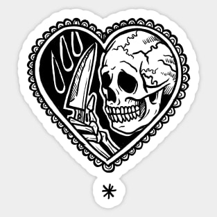 Love Is Dead Sticker